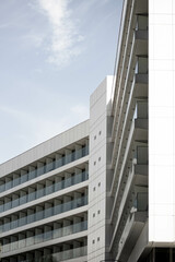 modern office building in the city