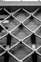 metal grid background