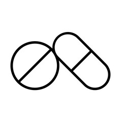 Vitamin line icon