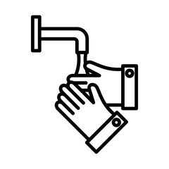 Wash line icon