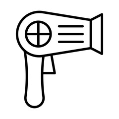 Hairdryer line icon