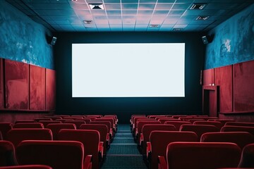 Fototapeta premium Cinema building cinema architecture.