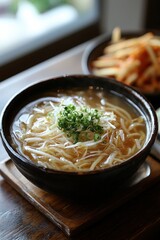 Kongnamul Guk: A clear soup made with soybean sprouts, light and refreshing, often eaten as a side dish.