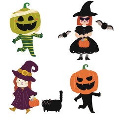 halloween spooky character illustration