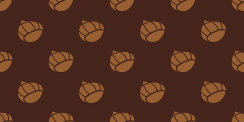 chestnut  pattern wallpaper. chestnut  symbol vector.	