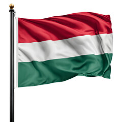 Hungary Flag Isolated on Transparent Background