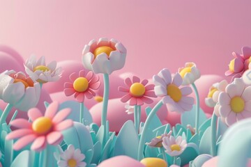 Obraz premium Cute flowers background backgrounds outdoors blossom.