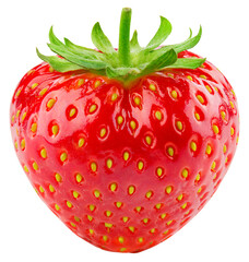 Strawberry on transparent background. PNG format. Strawberry isolated png. Berry with no...