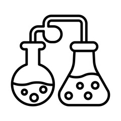 Laboratory line icon