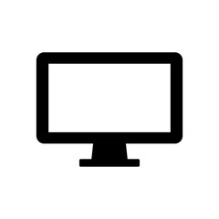 シンプルなモニターのベクターイラスト
