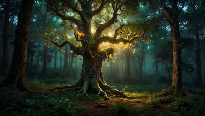 tree in the forest