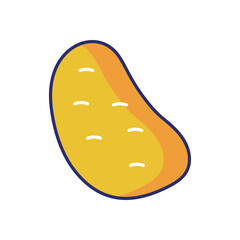 Potato vector icon stock illustration