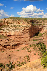 Surrounding Terrain, Cliffs, and Valley Canyon De Chelly Arizona