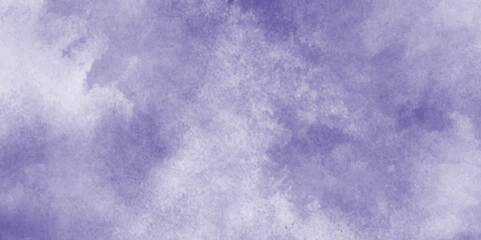 Blue texture of smoke or clouds with white stains, Grunge white clouds on purple canvas or texture, dark purple watercolor texture with fogg and clouds, smooth wallpaper, paper blue grunge texture.