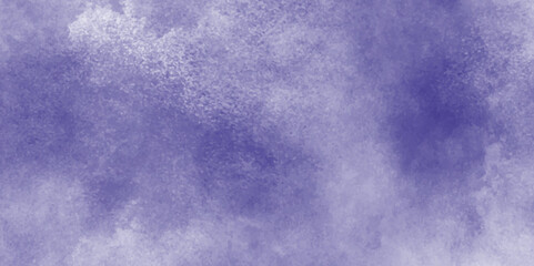 Blue texture of smoke or clouds with white stains, Grunge white clouds on purple canvas or texture, dark purple watercolor texture with fogg and clouds, smooth wallpaper, paper blue grunge texture.