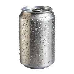 330 ml aluminum soda can with water drops