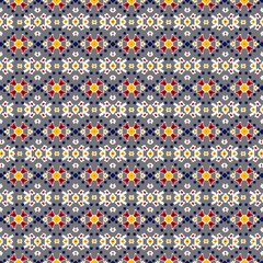 Arabian ethnic fabric pattern blends floral designs in red and white tones, a perfect blend of beauty and ethnic . Contraste  background, the patterns stand out ethnic , giving the fabric a striking 