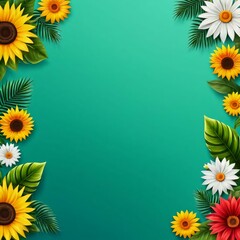 Obraz premium blue flower background, vintage flower background, red flower background, white flower background, spring flower background