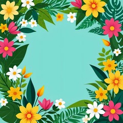 Obraz premium blue flower background, vintage flower background, red flower background, white flower background, spring flower background