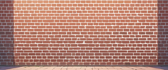 Brown stone concrete texture wall wallpaper tiles background, panorama banner generative AI