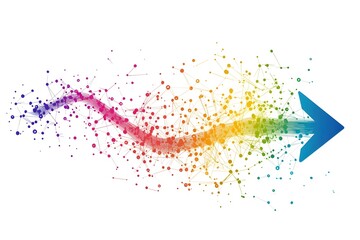 multiple arrow issolated on white background