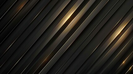 Obraz premium A sleek, modern abstract design featuring diagonal lines with a gradient of dark and light tones, creating depth and elegance.