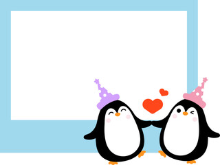 Penguin frame
