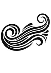 Swirl SVG, Flourish SVG, Stroke Svg, Ornaments Svg, Decorative Svg, Swirl Icon, Frame SVG, Decorative Elements SVG, Clipart, Silhouette, Cut file for Cricut SVG, JPG, PNG
