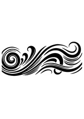 Fototapeta premium Swirl SVG, Flourish SVG, Stroke Svg, Ornaments Svg, Decorative Svg, Swirl Icon, Frame SVG, Decorative Elements SVG, Clipart, Silhouette, Cut file for Cricut SVG, JPG, PNG
