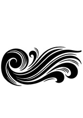 Fototapeta premium Swirl SVG, Flourish SVG, Stroke Svg, Ornaments Svg, Decorative Svg, Swirl Icon, Frame SVG, Decorative Elements SVG, Clipart, Silhouette, Cut file for Cricut SVG, JPG, PNG