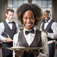 waiter woman