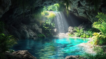 Hidden Waterfall Oasis