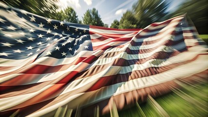 American flag background. American Independence day background