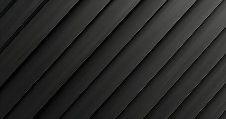 Obraz premium A sleek, modern background featuring diagonal lines in varying shades of black, ideal for digital design and presentations.