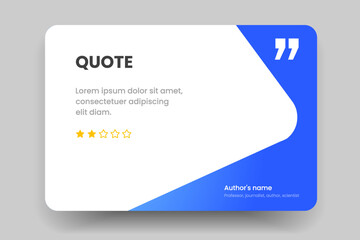 3D bubble testimonial banner, quote, infographic. Social media post template designs for quotes. Empty speech bubbles, quote bubbles and text box. Vector Illustration EPS10.