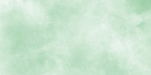 brush painted green nature watercolor on paper with smoke or clouds texture, Pastel green background with watercolor paint and grunge effect, grainy abstract Light green pastel concrete texture.