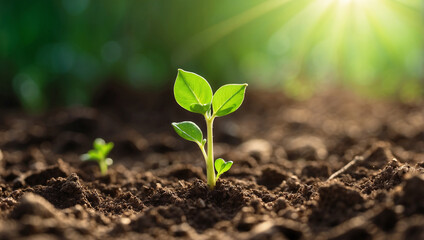 Fototapeta premium young green plant