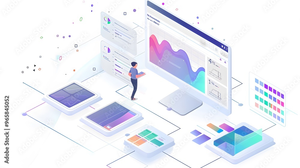 Fototapete Interactive features that allow users to filter and sort data based on various criteria, enabling personalized views and insights