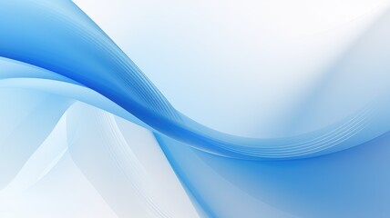 Obraz premium A smooth abstract background featuring flowing blue and white waves, ideal for digital design and presentations.