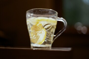 Lemon in a cup