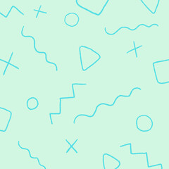 線の落書き風の背景素材のイラスト3