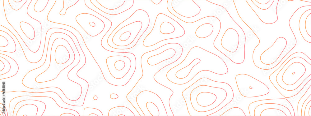 Poster abstract 3d layered topographical pattern design with fluid contours and elegant lines, perfect for 