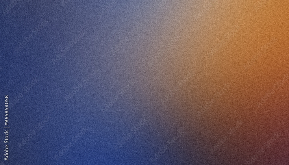 Canvas Prints Grainy textured background featuring a gradient going from blue to orange