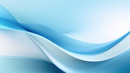 A smooth gradient background featuring flowing waves in shades of blue, creating a calming and modern aesthetic.