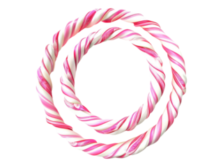 Blue candy circle. Isolated PNG