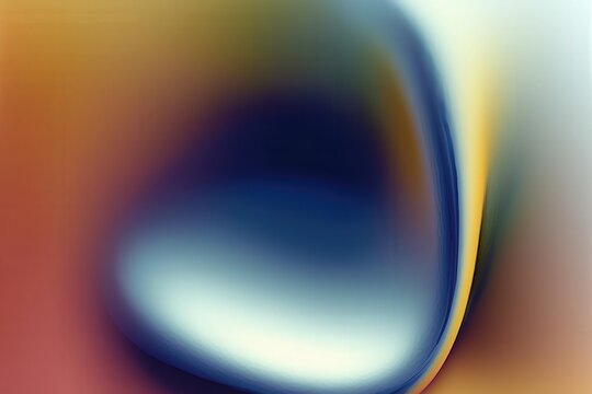 Abstract Gradient Liquid Shape - A soft and flowing abstract background, wallpaper, banner. warm oranges, deep blues, and creamy whites