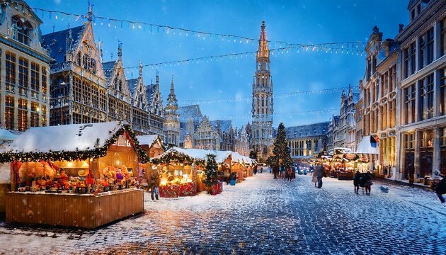 Christmas in Dublin, Ireland. 