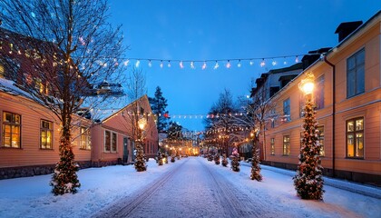 Christmas in Helsinki, Finland. 