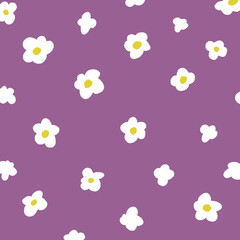 花のレトロな柄の背景素材のイラスト24