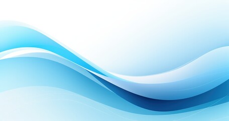 Fototapeta premium A smooth gradient design featuring shades of blue, ideal for backgrounds or digital projects.